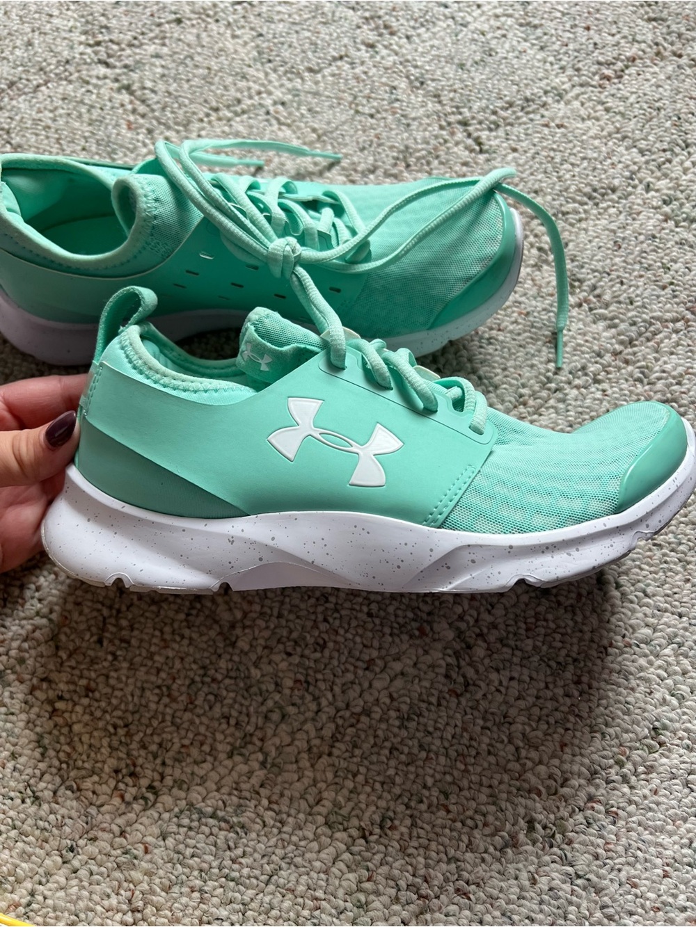 Under Armour Teal-Mint Training Sneakers